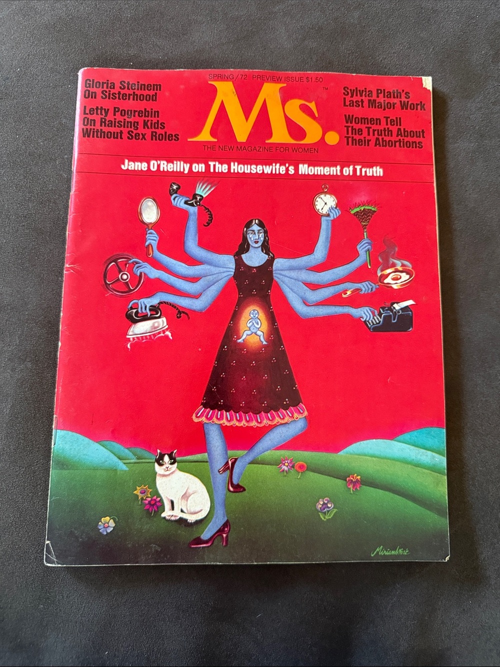 Ms. Magazine preview issue with Miriam wosk's illustration. - Picture 13 of 13